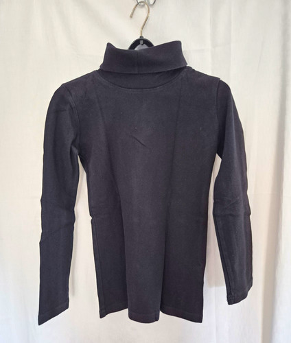 Schwarzer rollkragenpullover - schwarzer,